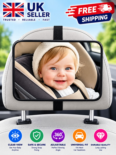 Baby car mirror for back - car,